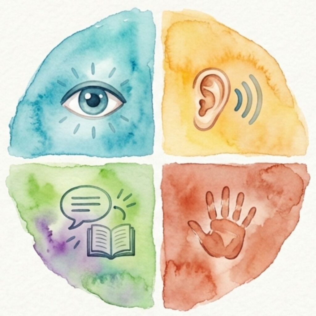 Welche Lerntypen gibt es?