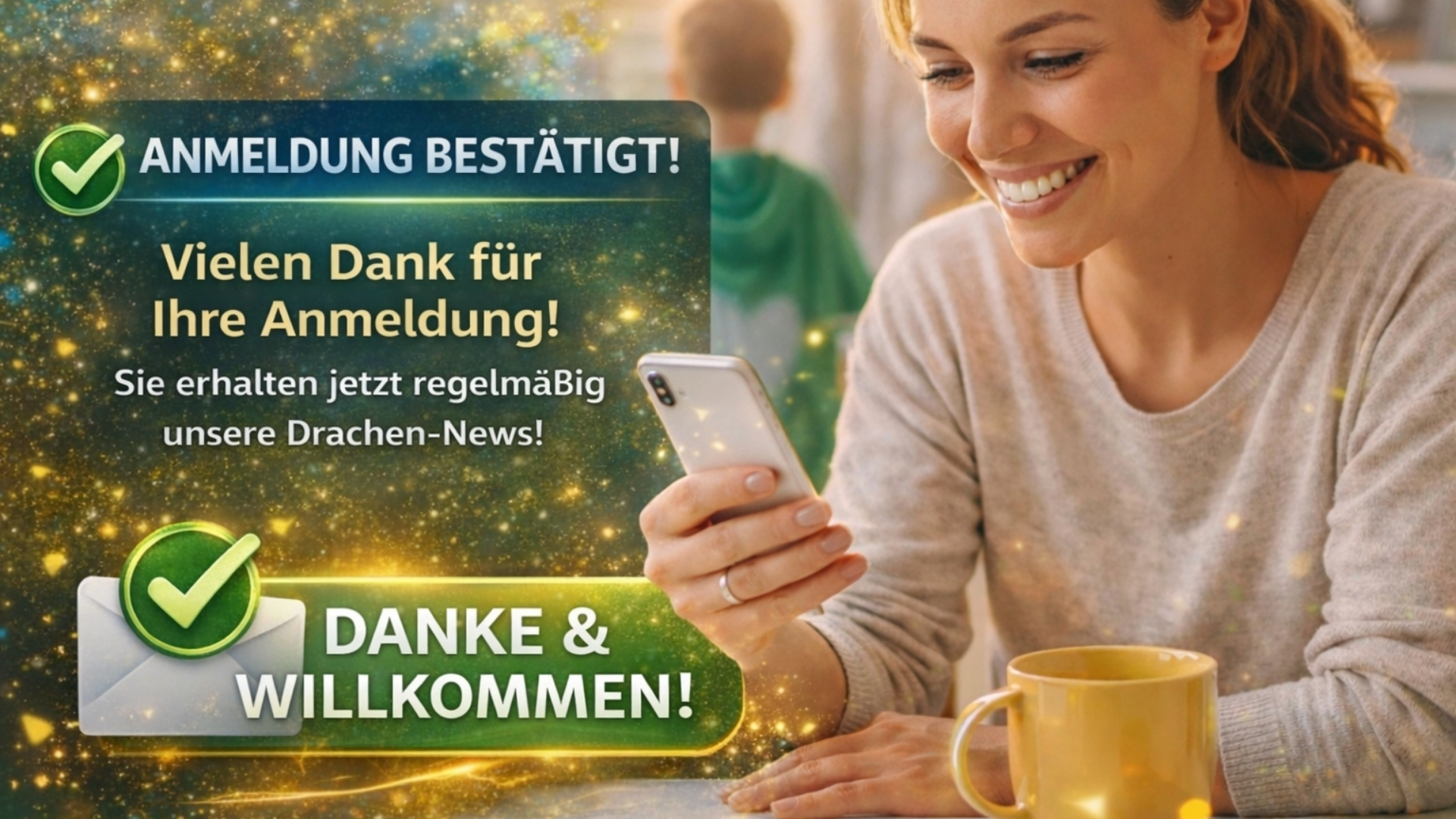 Schön, dass du dabei bist! Freu dich auf unsere nächste Newsletterausgabe!